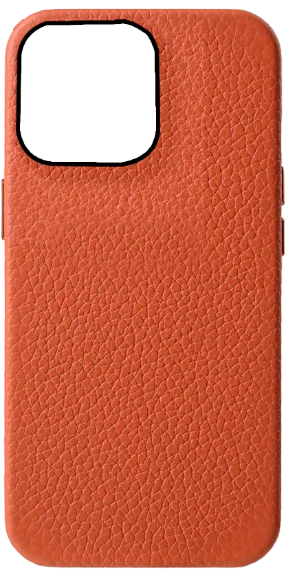 Melkco iPhone 13 Pro Max Origin Paris Leather Cover - Orange - Tashqila Melkco iPhone 13 Pro Max Origin Paris Leather Cover - Orange - Tashqila